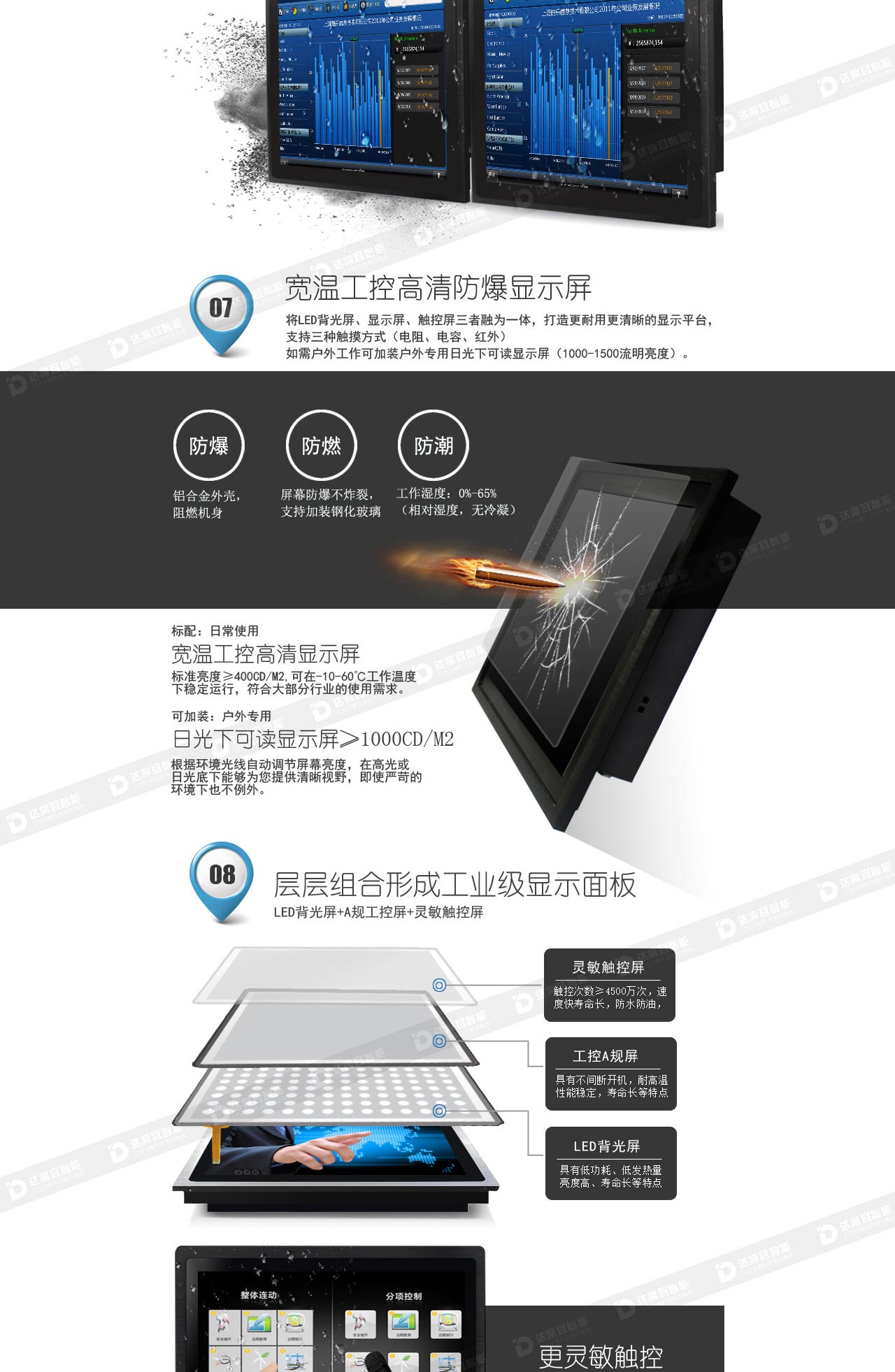 達席耳工業嵌入式平板電腦